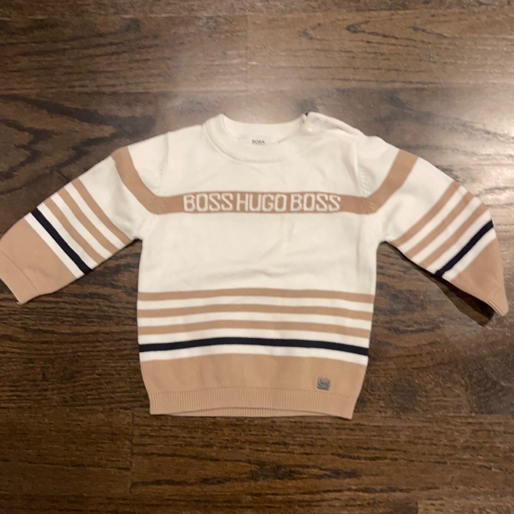 Hugo boss baby sweater. Size 9M